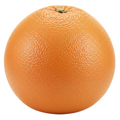 Ripe Orange Fruit on Transparent Background