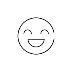 Emoji icon design with white background stock illustration