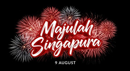 August 9 – Singapore National Day, Lettering