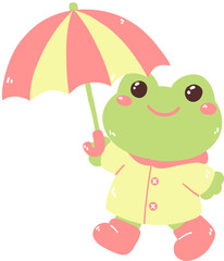 Frog with Umbrella