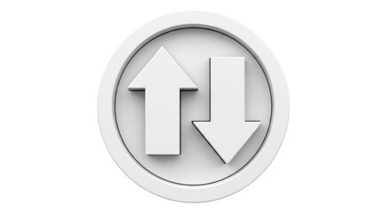 Isolated Up and Down Arrows