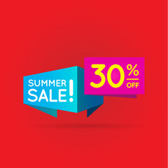 Summer sale 30% off