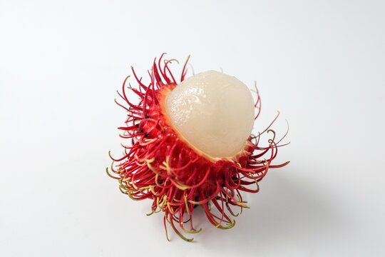 rambutan on white background,Semang