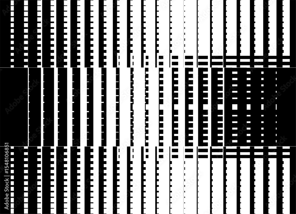 Poster vector background of black lines on a white background. modern pattern of striped geometric shapes. 