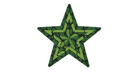 Obraz premium Emerald Starburst