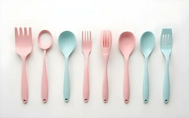 Pastel Kitchen Utensil Set