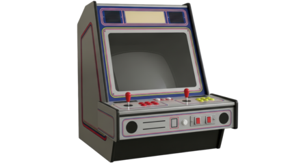 Isolated Arcade Game Machine