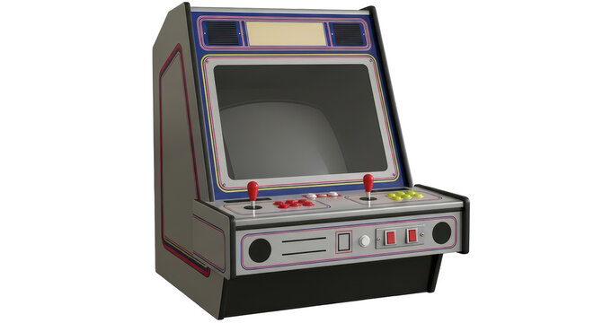 Isolated Arcade Game Machine
