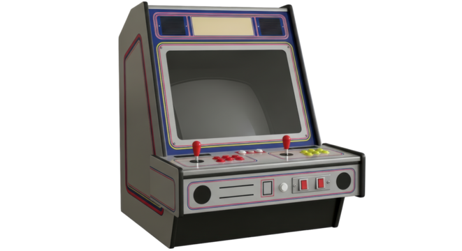 Isolated Arcade Game Machine