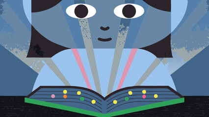 Hope in Silence – World Braille Day Vector Banner.