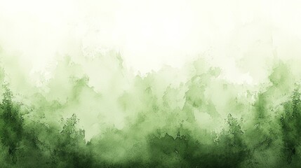 Obraz premium Abstract watercolor background, soft green and white. Possible use Website background