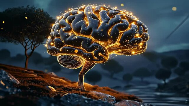 models of the human brain tree