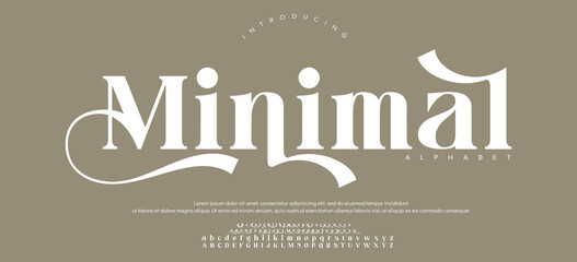 Elegant font type or luxury premium typeface, vector English royal alphabet. Classic typography in modern or old art deco style, serif letters for modern or retro poster font