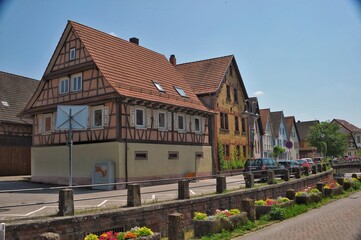 Step into the idyllic charm of a quaint German village.