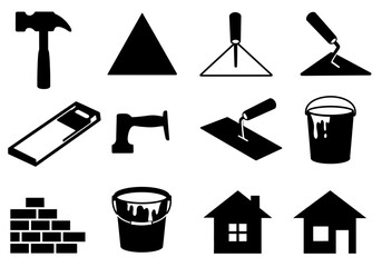set of tools for construction
