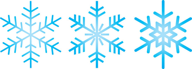 Fototapeta premium Snowflake Colorful Vector Illustration Design Collection