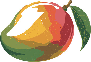 Fresh mango background image. Delicious mango background image