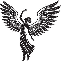 Fototapeta premium angel wings vector