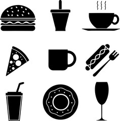 vector restaurant silhouette icons (1).eps