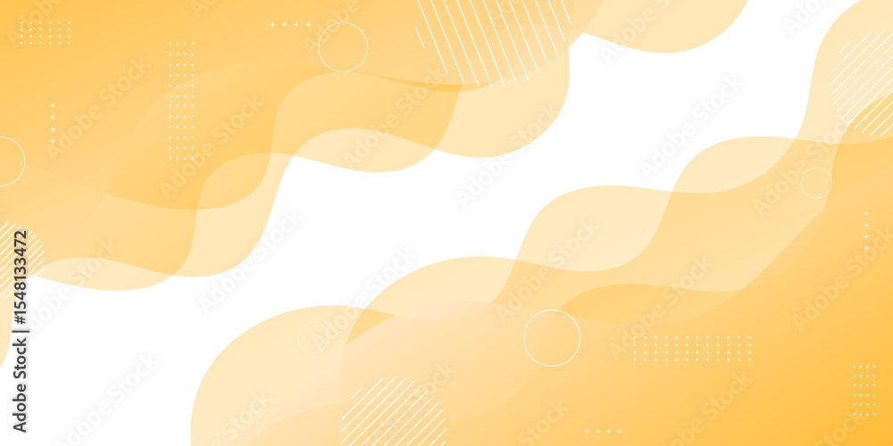 Aufkleber warm orange abstract wave background with smooth mesh curves and soft gradients. suitable for summer