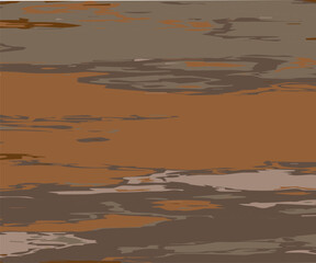 Naklejka premium Abstract wood texture, Camouflage grunge background. Different shades of brown. Vector illustration