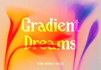 Gradient Dreams Abstract Backgrounds