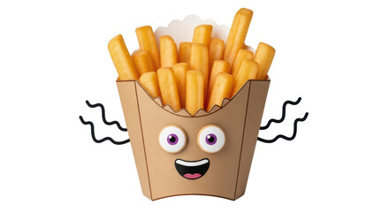 Isolated Cartoon Fries