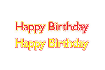  happ birthday text effects 