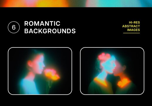 Abstract Romantic Ghost Backgrounds