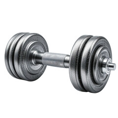 Naklejka premium dumbbell isolated on white background