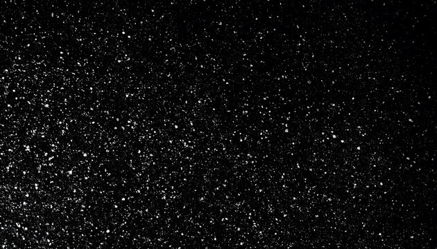Dense starfield with bright scattered stars against a dark, inky black background. - Powered by Adobe