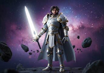 Fototapeta premium Guardian of the Celestial Dawn