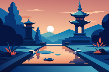 vector illustration of a city