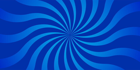 Blue Spiral Abstract Background With Radiating Swirl Pattern and Vibrant Design. eps 10