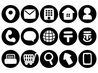 ゆるくて可愛いシンプルな名刺に使えるアイコンセット