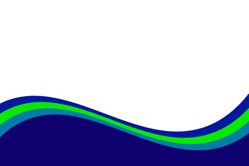 Abstract background with vibrant blue, green, and black wavy lines creating a dynamic, modern design ideal for presentations, websites, or digital media.