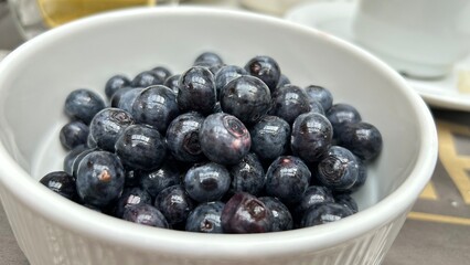 blueberries in a bowl