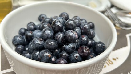 blueberries in a bowl
