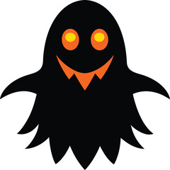 vintage ghost, halloween scary ghost monsters Vector Illustration, PNG