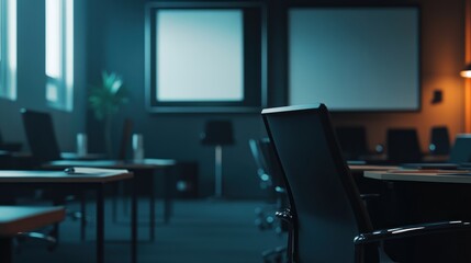 Fototapeta premium Empty conference room (1)