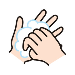 Hand Wash Vector Illustration – Clean Hands Hygiene Concept
Flat design, suitable for infographics, posters, web banners, and educational materials.