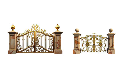 gate on transparent background