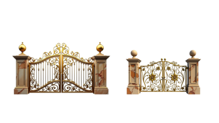 gate on transparent background