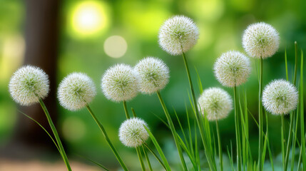 Obraz premium Independence day celebration honoring veterans at d-day memorial with flowers in gentle breeze
