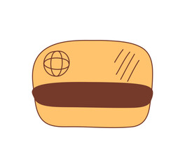 Credit Card Hand-Drawn Doodle Isolated Icon