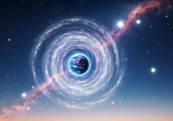 Obraz premium earth and space