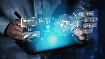 AI Assistant Brain Processor with LLM Technology, Big Data, Machine Learning, Generative AI for...