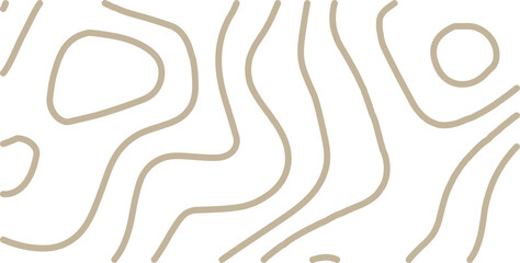 Topographic map background. Golden line topography map contour background