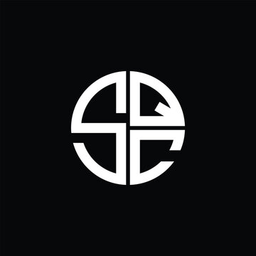SQC logo SQC icon SQC monogram SQC letter minimalist Circle flat Unique modern abstract logo design.