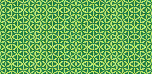 Floral seamless pattern. Geometric background with leaves.